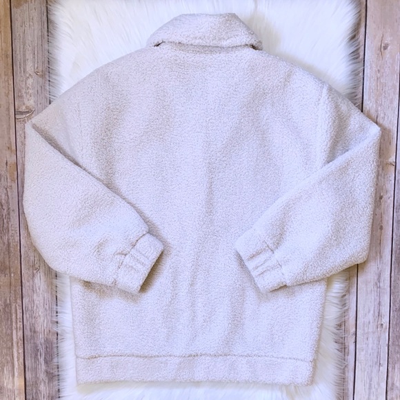 UGG Jackeline Teddy Bear Cream Jacket - Picture 6 of 10